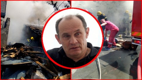 IZVUKLI SMO ŽENU, DRUGA OSOBA OSTALA ZAROBLJENA: Komandant vatrogasne brigade otkrio detalje strašnog požara u Tošinom bunaru (FOTO/VIDEO)