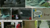 DA SAM ŽIV, PODRŽAO BIH ZELENSKOG: Ukrajinski aktivisti oskrnavili grobove velikana na pariskom Per Lašezu