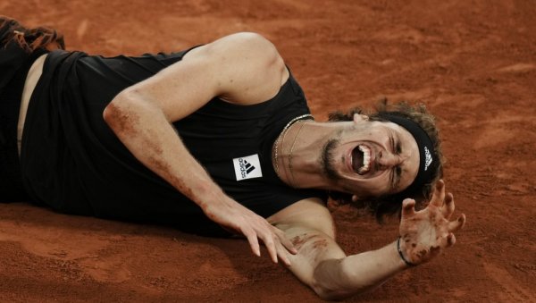 ЛОШЕ ВЕСТИ ЗА ЗВЕРЕВА: Ово је степен повреде немачког тенисера (ФОТО)