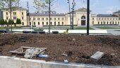 SAVSKI TRG U FINIŠU: Prostor oko spomenika Stefanu Nemanji biće završen za desetak dana (FOTO)