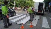 SAOBRAĆAJNA BEZBEDNOST U PARAĆINU: U toku je obnova pešačkih prelaza i ostale horizontalne signalizacije