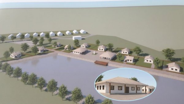 КУЋЕ У БОЈАМА СВИХ НАЦИЈА: На улазу у село Јаша Томић код Сечња градиће се мултиетничко етно-село