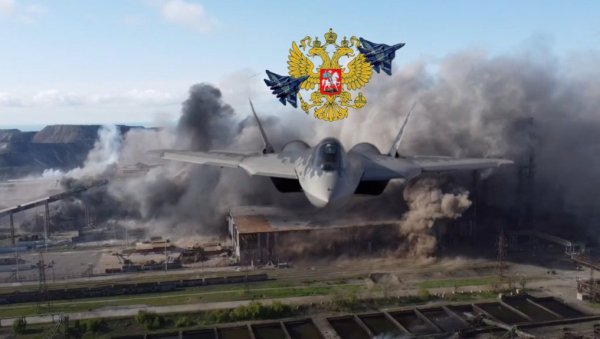 ВАЗДУШНИ ДВОБОЈ СУ-57 НА НЕБУ ИЗНАД УКРАЈИНЕ: Британци потврдили - Руски стелт авион оборио две летелице С-27 и С-24 (ВИДЕО)