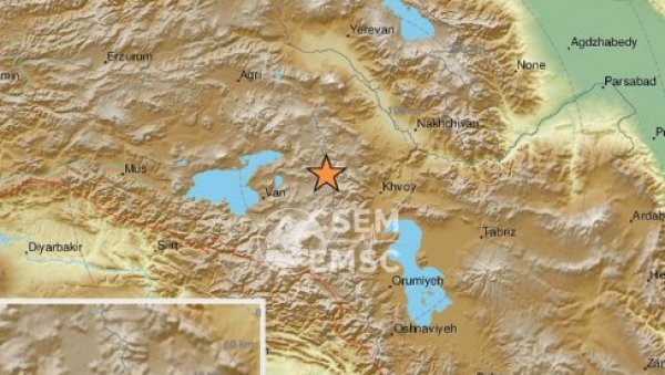 ПОНОВО СЕ ТРЕСЛО ТЛО У ТУРСКОЈ: Земљотрес јачине 5 степени Рихтерове скале погодио исток земље