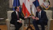 VUČIĆ SA ŠALENBERGOM: Cenimo angažovanje Austrije na proširenju EU i podršku koju pruža Srbiji na putu ka punopravnom članstvu