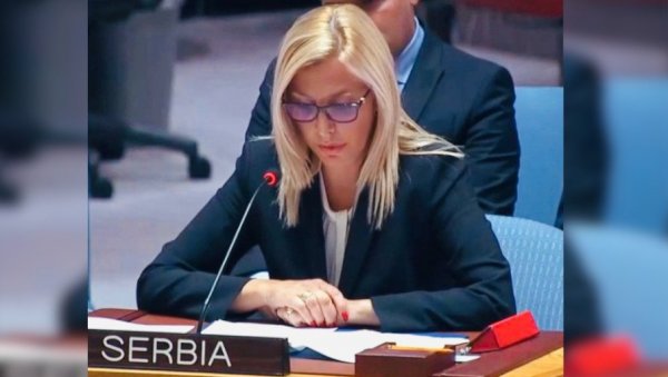СРБИЈА ЈЕДИНА ПРУЖА РУКУ ПОМИРЕЊА: Обраћање министарке правде Маје Поповић пред Саветом безбедности Уједињених нација