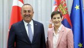 BRNABIĆEVA POSLE SASTANKA SA ČAVUŠOGLUOM: Odnosi Srbije i Turske na najvišem nivou