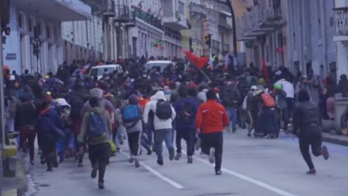 NAROD BESAN: Veliki protesti protiv primena mera MMF-a u Ekvadoru, a predsednik preti narodu (VIDEO)