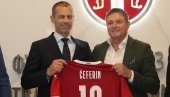 ALEKSANDER ČEFERIN GOST FUDBALSKOG SAVEZA SRBIJE: Ovde se osećam kako kod svoje kuće (FOTO, VIDEO)