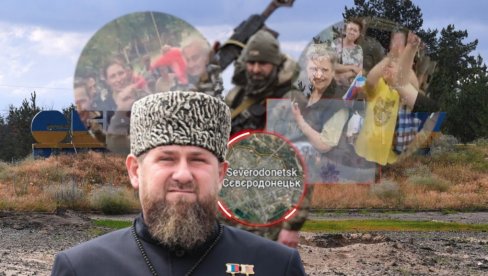 OSVOJEN SEVERODONJECK: Kadirov objavio snimak - narod pozdravlja borce, devojčica imala posebnu poruku
