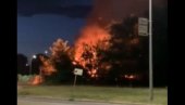VELIKI POŽAR U NOVOM SADU: Vatra zahvatila barake na Rumenačkom putu (VIDEO)