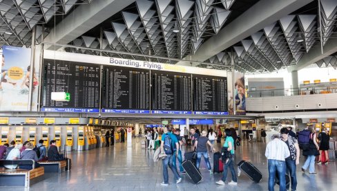 USPOSTAVLJENI LETOVI: Normalizovano stanje na aerodromu u Frankfurtu