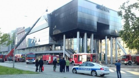 ОПУШАК ЗАПАЛИО БАНКУ: Завршен извештај око пожара који је избио у згради ИРБ у центру Бањалуке