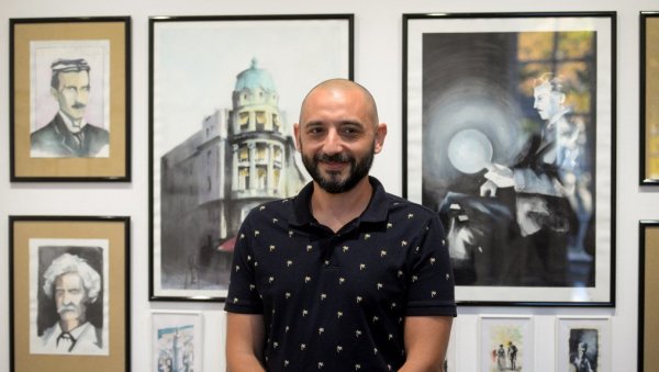 ТЕСЛИН ЧУДЕСНИ ЖИВОТ: Италијански уметник Данијеле Меучи о графичкој новели посвећеној о славном српском научнику