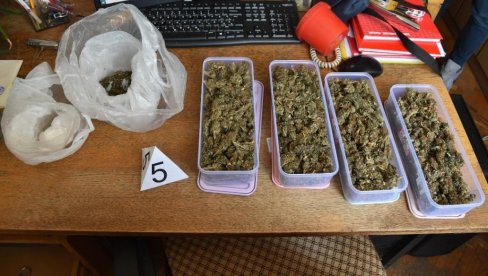 UHAPŠEN RADNIK GRADSKE UPRAVE SMEDEREVO: U njegovoj kancelariji policajci pronašli kilogram marihuane
