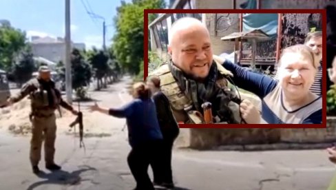 POTRESNI SNIMAK IZ OSLOBOĐENOG LISIČANSKA: Posle osam godina ratovanja Andrej je napokon došao kući (VIDEO)