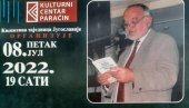 AUTORSKO VEČE MILETA LAZAREVIĆA: Poznati ćuprijski pesnik gostuje u Paraćinu