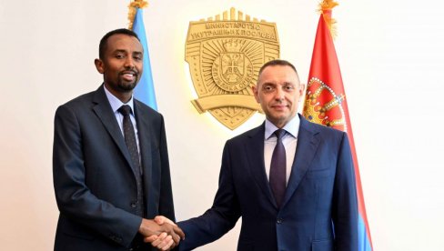 VULIN SA AMBASADOROM SOMALIJE: Naše zemlje povezuje iskreno prijateljstvo i uspešna saradnja u Pokretu nesvrstanih