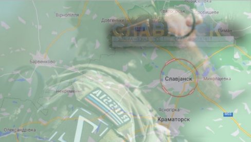 ОСВАЈАЊЕ СЛАВЈАНСКА: Руска војска појачава притисак, Украјинци тврде - ово је био циљ Руса