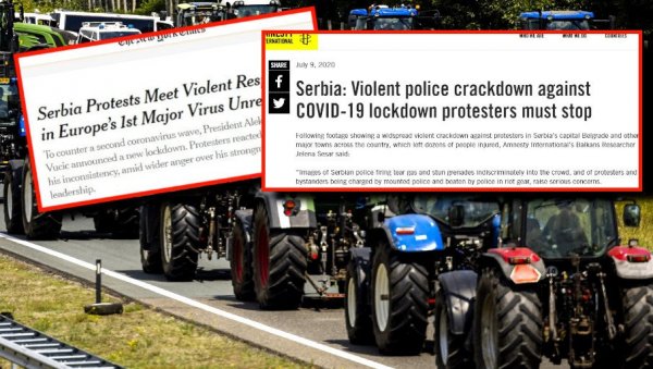 ЛИЦЕМЕРЈЕ ЗАПАДНИХ МЕДИЈА: Нема говора о бруталности док у Холандији полиција пуца на децу, а овако су писали о протесима у Србији