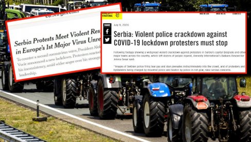 LICEMERJE ZAPADNIH MEDIJA: Nema govora o brutalnosti dok u Holandiji policija puca na decu, a ovako su pisali o protesima u Srbiji