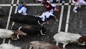 NESTVARNE SCENE NA ULICAMA U PAMPLONI: Sedmoro povređenih na trci sa bikovima (FOTO)