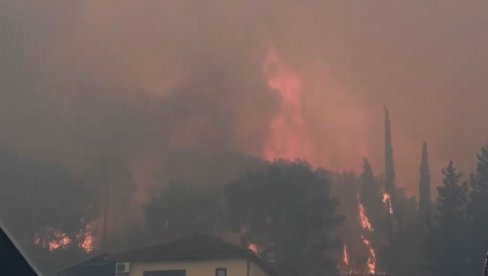 LJUDI BEŽE, BLOKIRANI PUTEVI: Pakao u Dalmaciji, požar se vidi iz svemira, ljude evakuišu brodovima! (VIDEO)