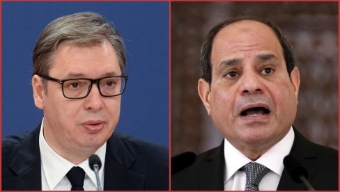 ВУЧИЋ ЋЕ УГОСТИТИ АЛ СИСИЈА: Председник Египта у посети Србији