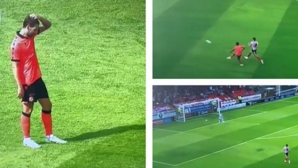 АУТОГОЛ ГОДИНЕ: С пола терена матирао свог голмана, и то како (ВИДЕО)