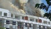 GORI ZGRADA U ZRENJANINU: Veliki požar u centru grada (FOTO/VIDEO)