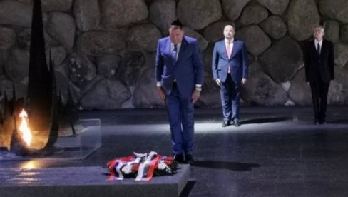 SPREČITI BUĐENJE ZLIH SILA: Dodik posetio Jad Vašem - Holokaust najstrašnija mrlja na licu Evrope
