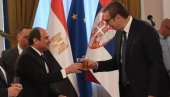 НАЗДРАВИЛИ СМО ЗА ПРИЈАТЕЉСТВО: Вучић објавио фотографије са египатским председником (ФОТО)