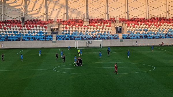 НЕСТВАРАН ПОГОДАК СРБИНА! Чукарички голеадом у Лиги конференција отворио нови Национални стадион у Луксембургу (ВИДЕО)