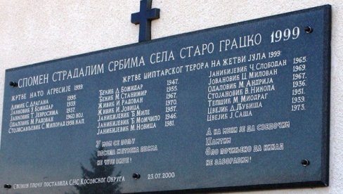 ZLOČINI UČK OBAVIJENI VELOM ĆUTANJA: Od masakra u Starom Gracku 26 godina, počinioci nikada nisu privedeni pravdi