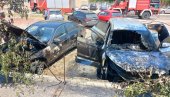 ODMOR SE PRETVORIO U NOĆNU MORU: Turistima iz Srbije izgoreo auto u Crnoj Gori