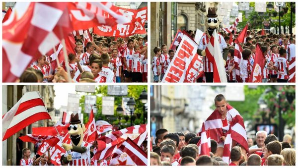 ЗВЕЗДАН И ЗВЕЗДА НАПРАВИЛИ ФЕШТУ: Кнез Михаилова цела била је црвено-бела (ВИДЕО)