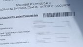 ОВО СУ ДОКУМЕНТИ ЗА УЛАЗАК НА АДМИНИСТРАТИВНОМ ПРЕЛАЗУ МЕРДАРЕ: Грађанима са српским личним картама се издају пропратни папири (ФОТО)