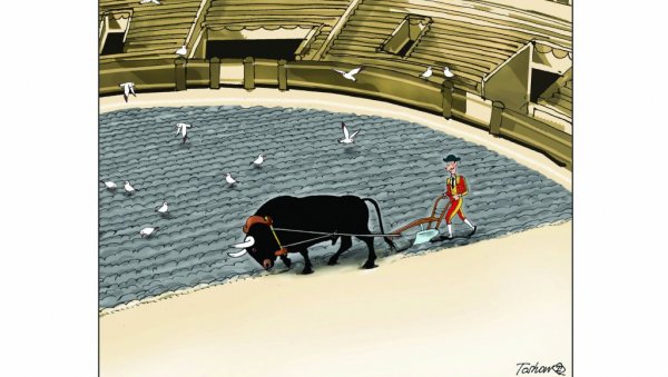 УМЕТНОСТ КАРИКАТУРЕ:  Тошо Борковић