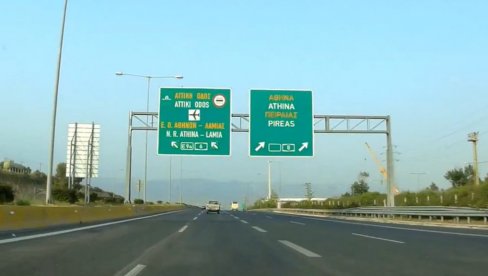 SRPSKI VOZAČI MUČE MUKU U GRČKOJ: Saobraćajni znak izaziva mnoštvo problema