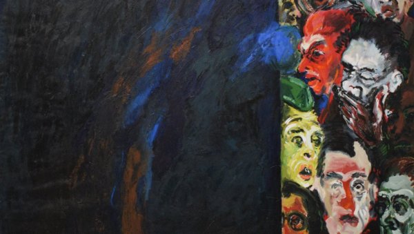 У УМЕТНИЧКОМ ПРОСТОРИ КВАРТ BW, СЛИКЕ СТЕФАНА СТЕВАНОВИЋА: Гротескна визија човека