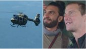 KAKVA SRPSKA DOBRODOŠLICA ZA BERA GRILSA I SINGA: Medved jurio poznatog glumca, a onda se iznad provalije ukazao helikopter MUP (FOTO)
