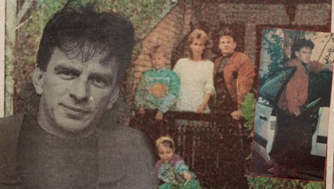 PRELEPA SUPRUGA I BOGATA KOLEKCIJA ŽESTOKIH PIĆA: Slike iz doma pevača Srećka Šušića  - u Kraljevu 1995.