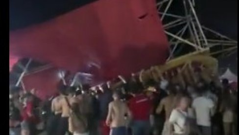 TRAGEDIJA U ŠPANIJI: Jedna osoba usled jakog vetra izgubila život na muzičkom festivalu (VIDEO)