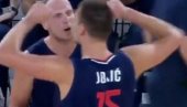 JOKIĆ POKAZAO KOLIKO MU JE STALO DO REPREZENTACIJE: Nikola zbog jednog poteza držao bukvicu saigraču (VIDEO)