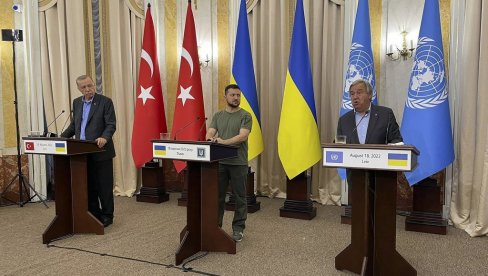 ERDOGAN BI DA SPOJI PUTINA I ZELENSKOG: Šta je dogovoreno tokom susreta predsednika Ukrajine i Turske u Lavovu