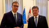 VAŽNI RAZGOVORI: Završen sastanak predsednika Vučića sa Miroslavom Lajčakom