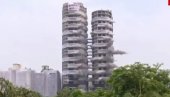NESTALI ZA 10 SEKUNDI: U Indiji srušeni neboderi visoki 103 metra (VIDEO)