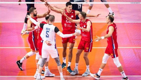 EKSPRESNO U OSMINU FINALA: Odbojkaši Srbije pobedili Estoniju na Evropskom prvenstvu