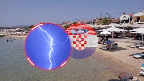 SRCE STALO NA 30 MINUTA: Jezivi detalji udara groma u Hrvatskoj - poznato ko je teško povređena turistkinja