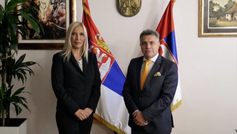 ПОПОВИЋ СА ТУПАНЧЕСКИМ: Састанак министара правде Србије и Северне Македоније